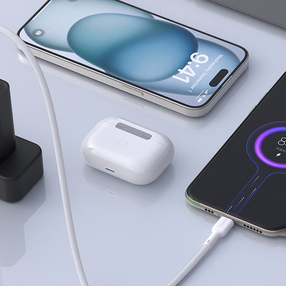Dudao L9T 5A USB-A - USB-C kabel 1m, bel 2