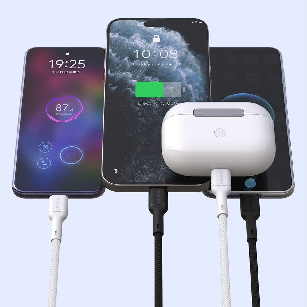Dudao L9X 30W USB-C - Lightning kabel 1m, črn 6