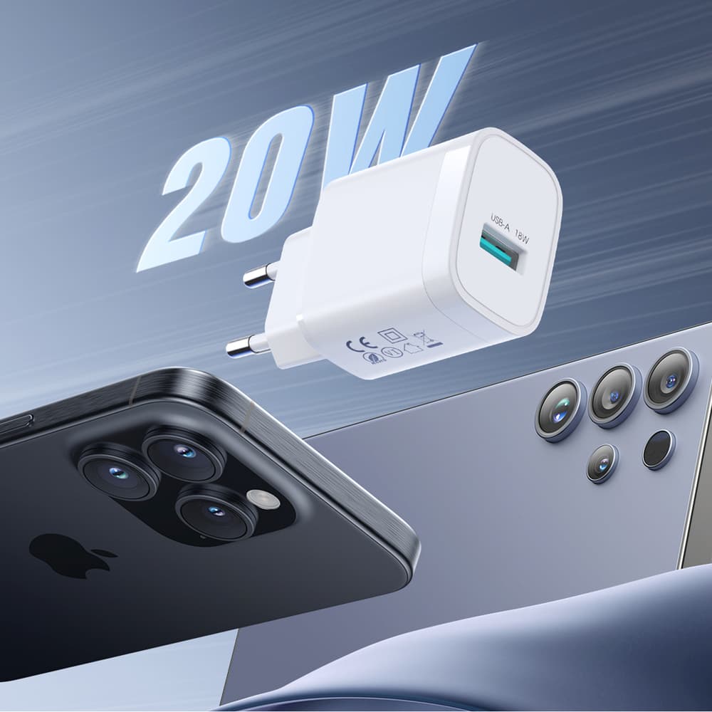 Joyroom JR-TF4 18W USB-A stenski polnilnik 4
