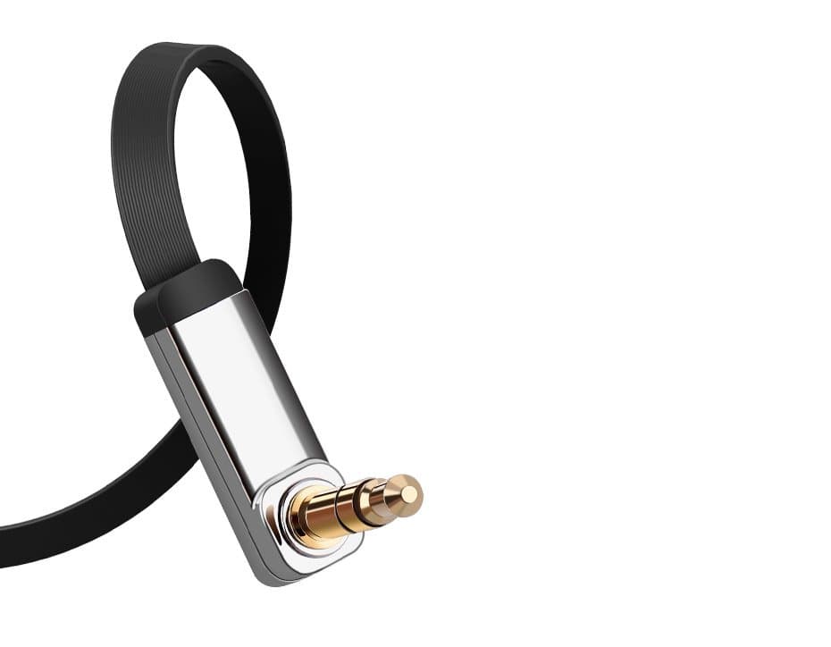 Ugreen AUX kabel 3.5mm mini jack, raven, 1m, srebrn 7