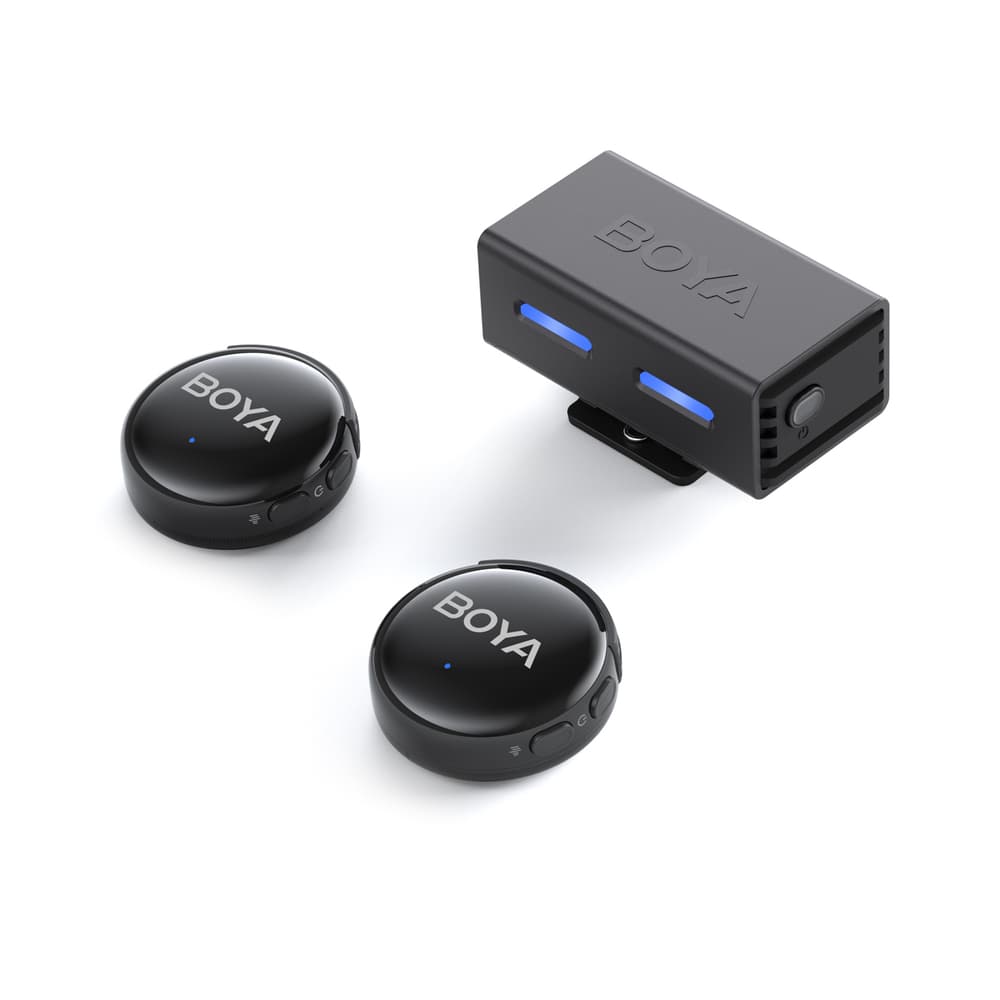 Boya Boyalink 3-02 brezžični mikrofon set, 2.4GHz, USB-C, črn 2