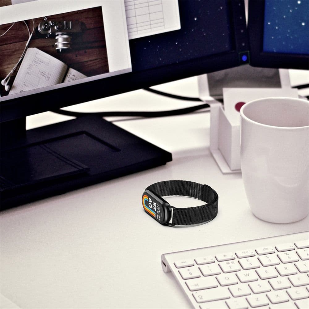 Tech-Protect MilaneseBand pašček za Xiaomi Smart Band 8/8 NFC, črn 5