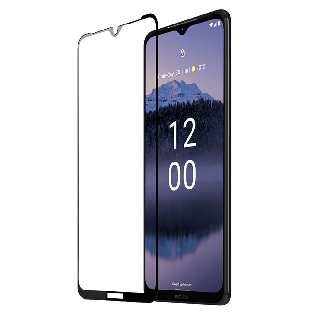 Dux Ducis 10D kaljeno steklo za Nokia G11 Plus s črnim okvirjem