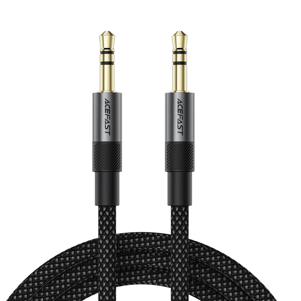 Acefast J10 AUX kabel mini jack 3.5mm, 1m, črn
