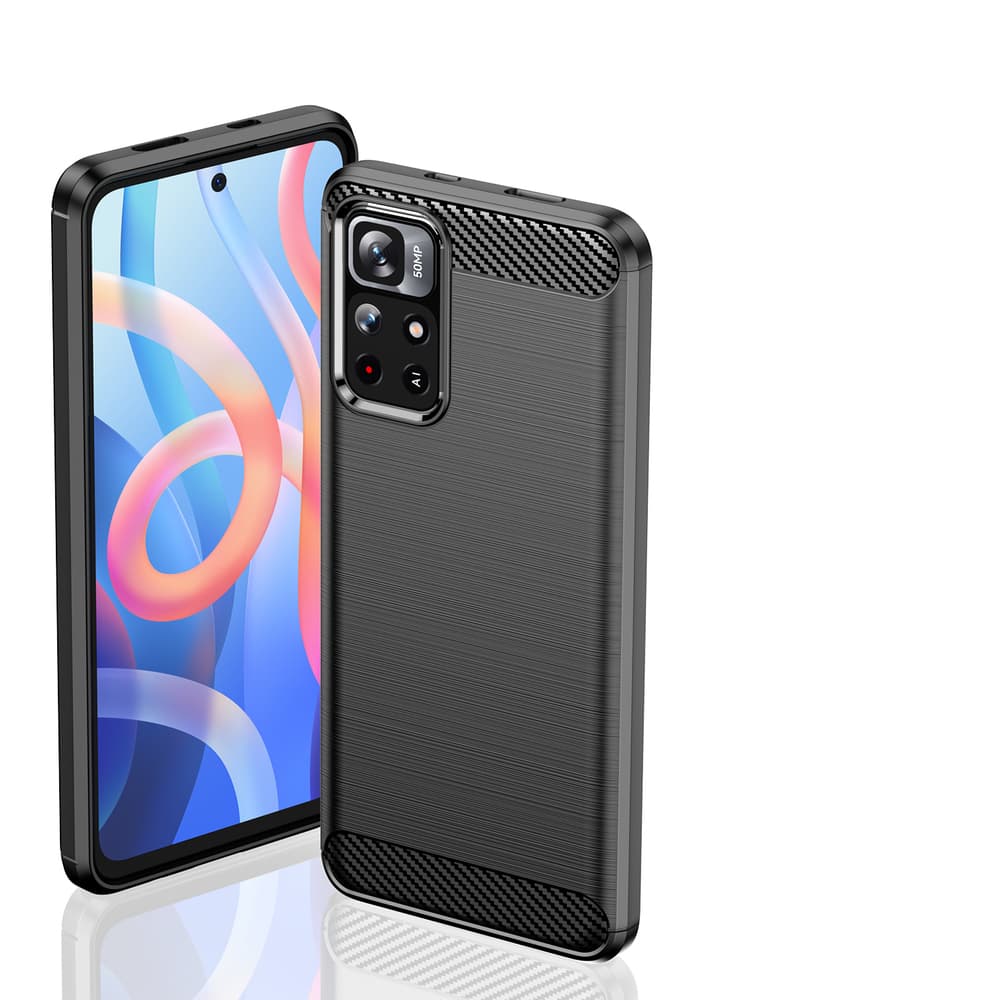 Carbon Case ovitek za Xiaomi Redmi Note 11, črn 7