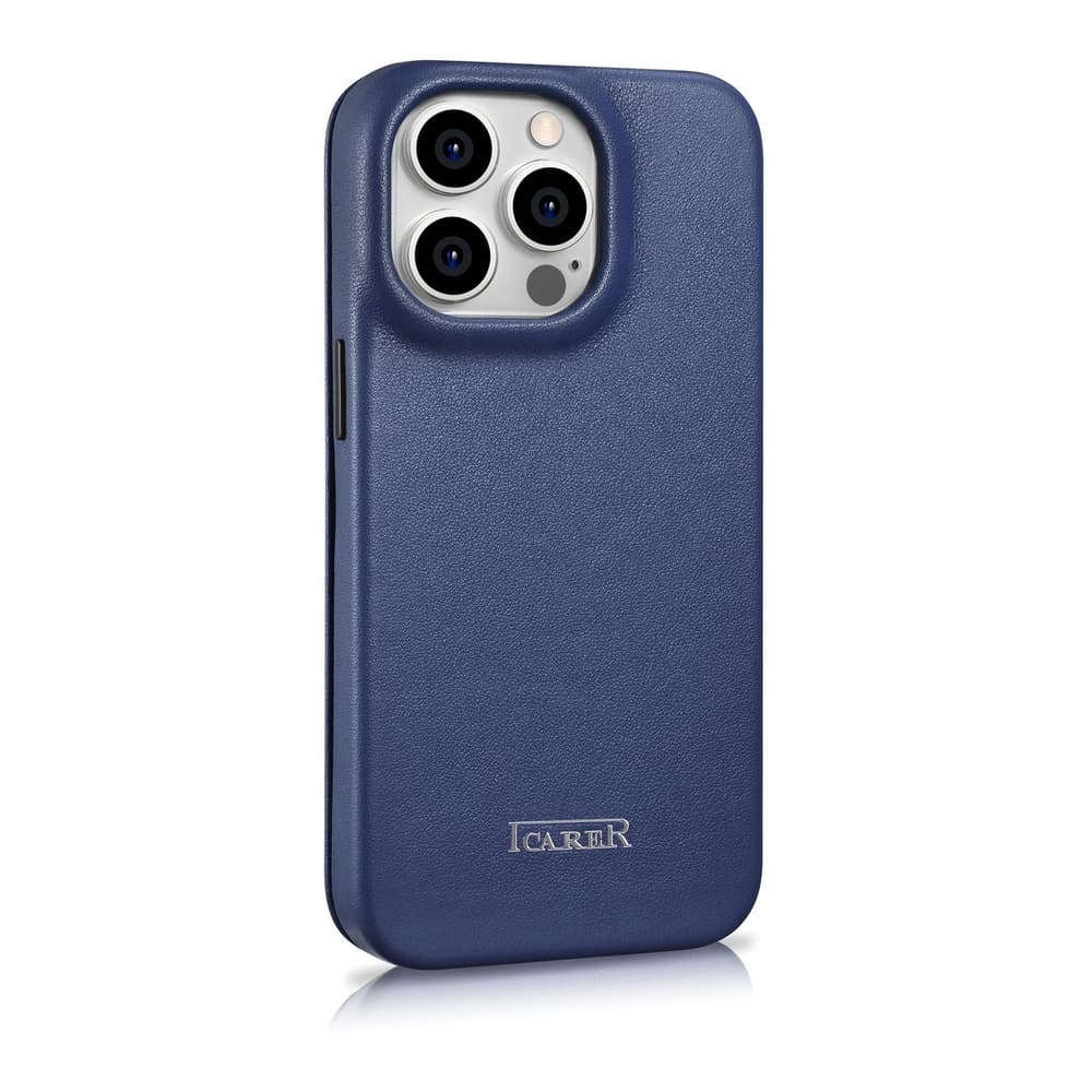 Ovitek iCarer CE za iPhone 14 Pro, moder 4