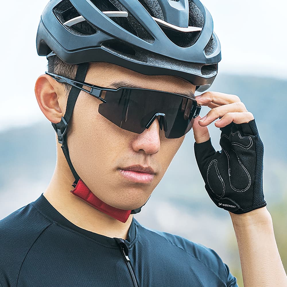 Wozinsky WRR-02M Kolesarske rokavice M - sive 8