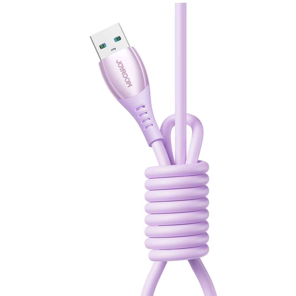 Joyroom S-A59 Vibrant 3A kabel USB-A na USB-C, 1.2m - vijoličen