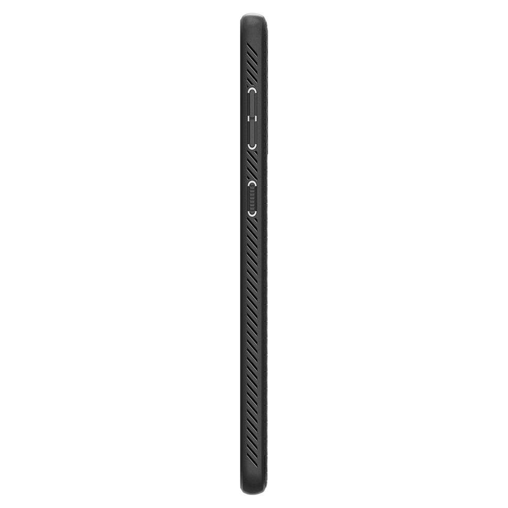 Spigen Liquid Air ovitek za Samsung Galaxy S21 - Mat črna 6