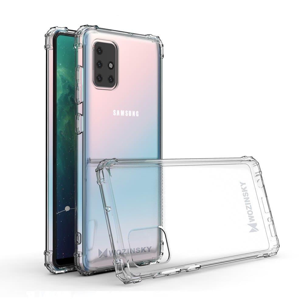 Wozinsky Anti Shock ovitek za Samsung Galaxy A72 4G prozoren