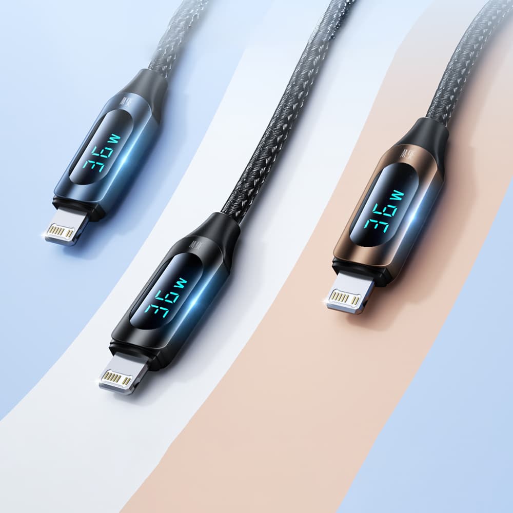 Wozinsky WUCLC1 Lightning - USB-C kabel, 36W, 480Mb/s, 1m - črn 5