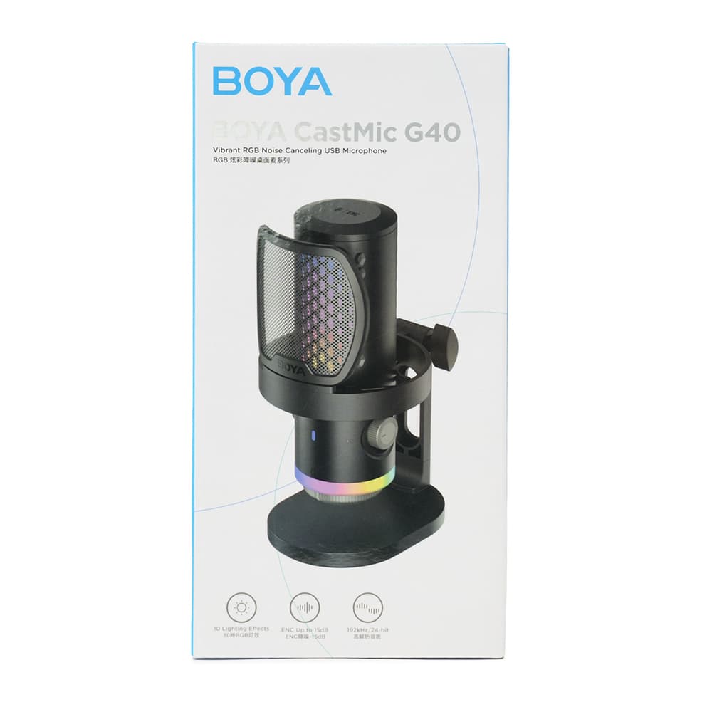 BOYA CastMic G40 žični igralni mikrofon USB-C - črn 8
