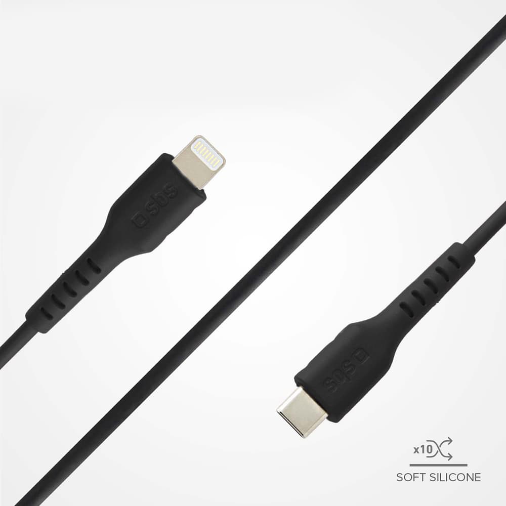 SBS kabel USB-C - Lightning 1m - črn 5