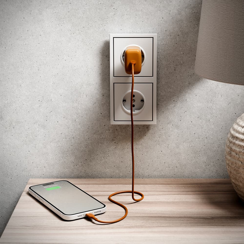 Puro Pro Lite 30W USB-C polnilec (oranžen) 7
