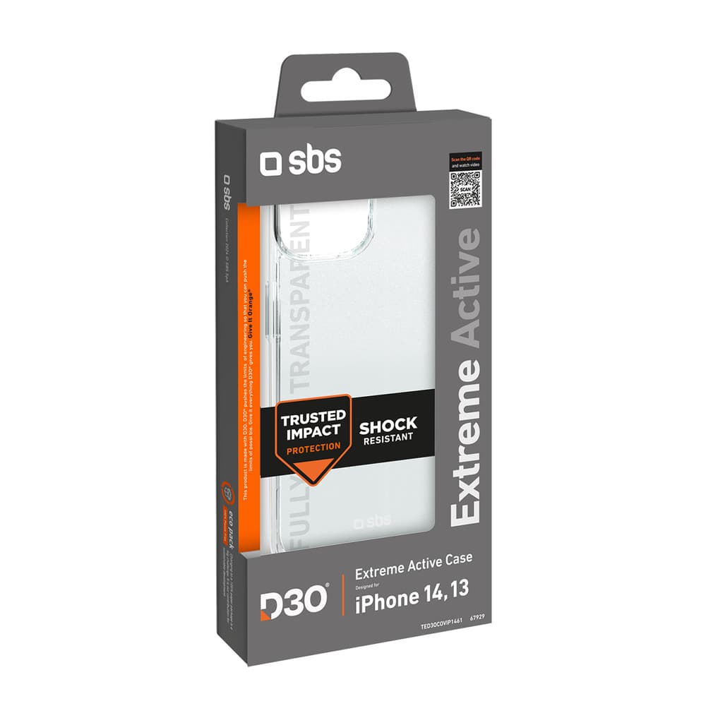 SBS D3O ovitek za iPhone 14 / 13 - Prozoren 4