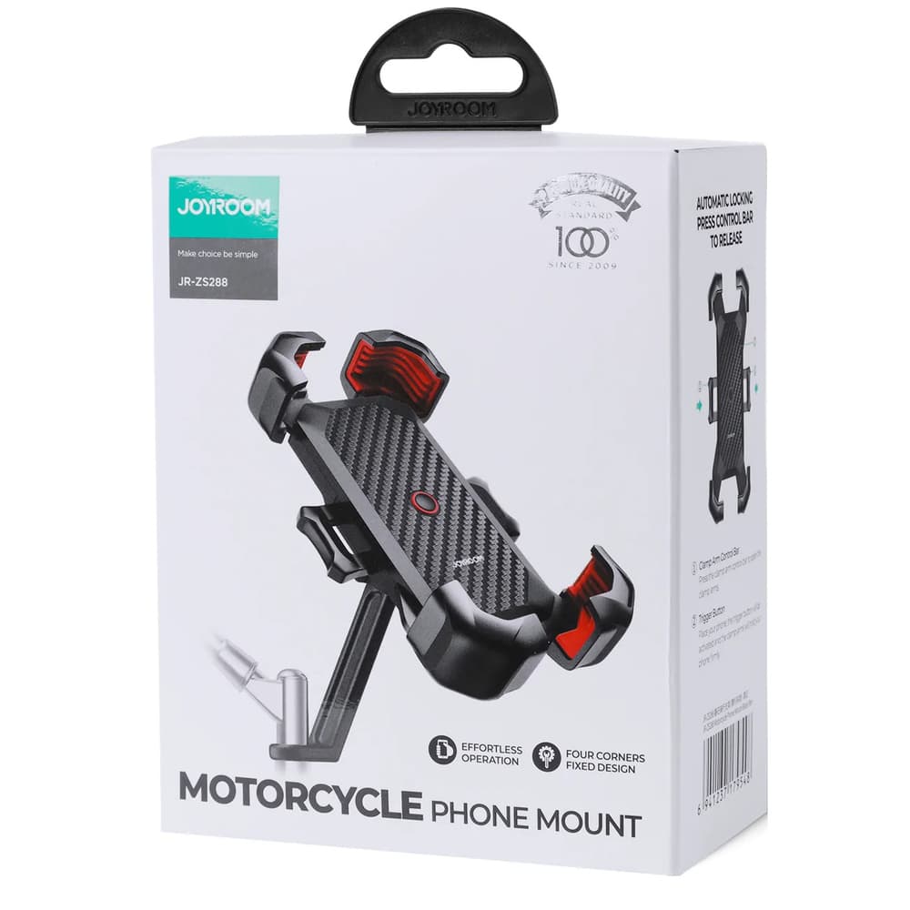 Nosilec za telefon Joyroom za motor, črn 4