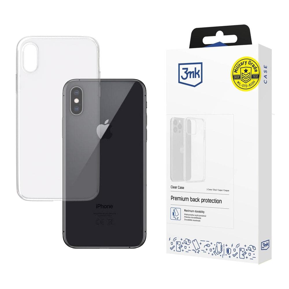 3mk Clear Case ovitek za iPhone X - prozoren