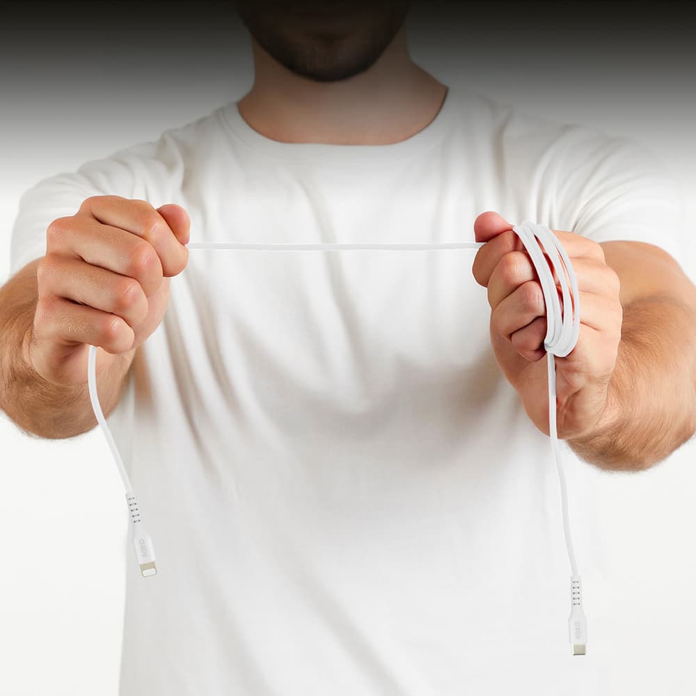 SBS kabel USB-C - Lightning MFi, 1m - bel 7