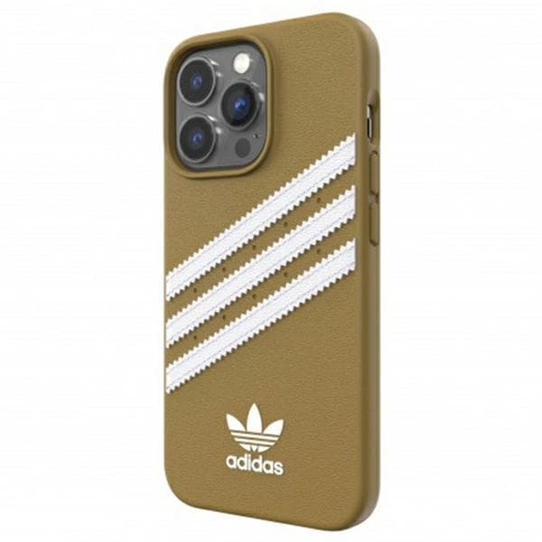 Adidas OR Molded Case PU ovitek za iPhone 13 Pro Max (bež/zlata) 3