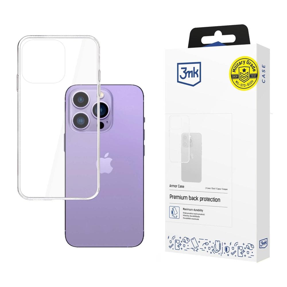 3mk Armor ovitek za iPhone 14 Pro Max - prozoren