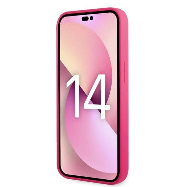 Ovitek Karl Lagerfeld Silicone RSG za iPhone 14 Plus, roza 5