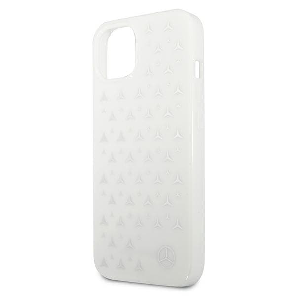 Ovitek Mercedes Silver Stars za iPhone 13 mini, bel 6