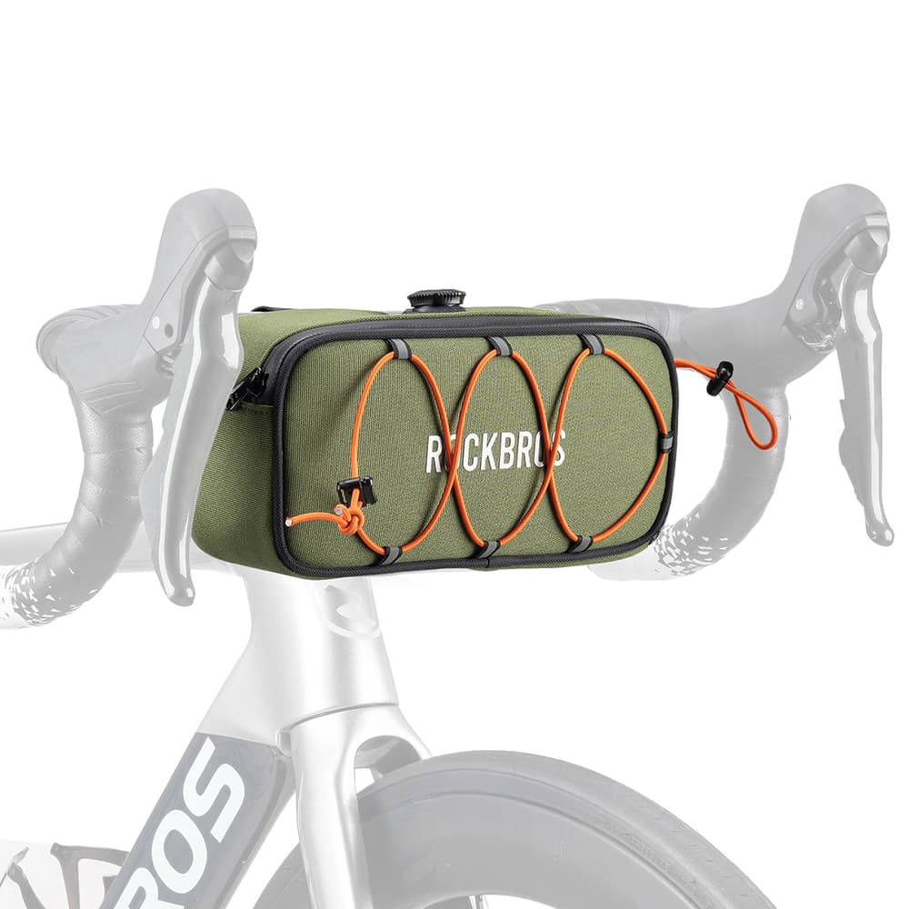 Rockbros TL001 Road to Sky 1.9L vodoodporna torba za na krmilo - zelena