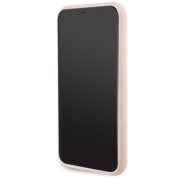 Karl Lagerfeld Quilted K Pattern ovitek za iPhone 11 / Xr - roza 5