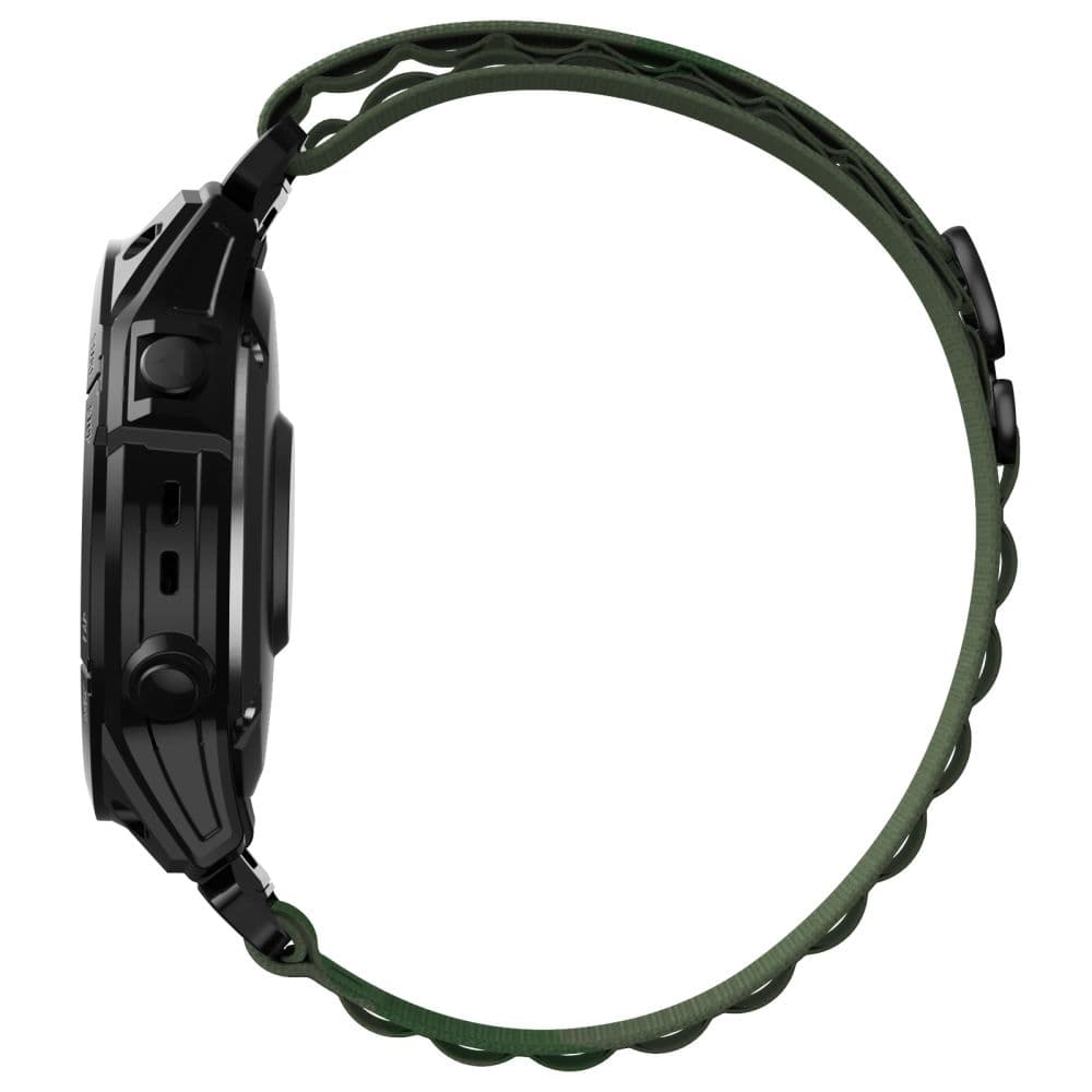 Tech-Protect Najlonski Pro pašček za Garmin Fenix 5/6/6 Pro/7, Temno zelen 2