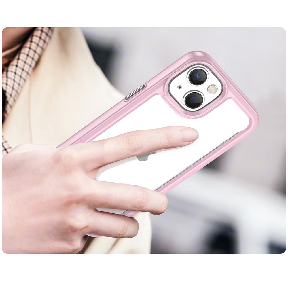 Hurtel Outer Space ovitek za iPhone 14 Plus - roza 5