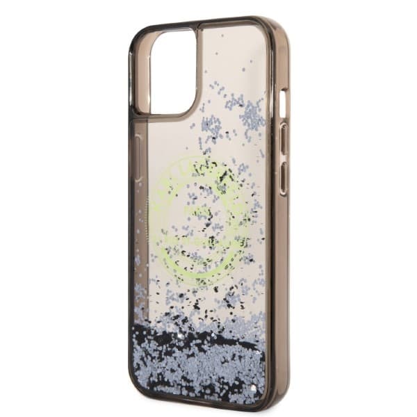 Karl Lagerfeld Liquid Glitter RSG etui za iPhone 14 - črna 6