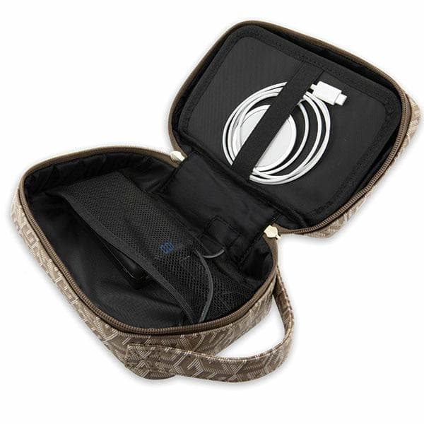 Guess Torba organizator GCube Stripe - rjava 5