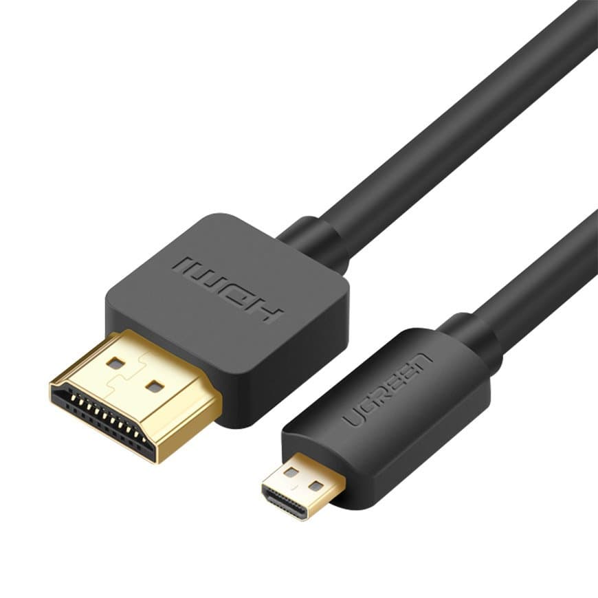 Ugreen HDMI na Micro HDMI kabel 2.0 4K 60Hz 1.5m, črn