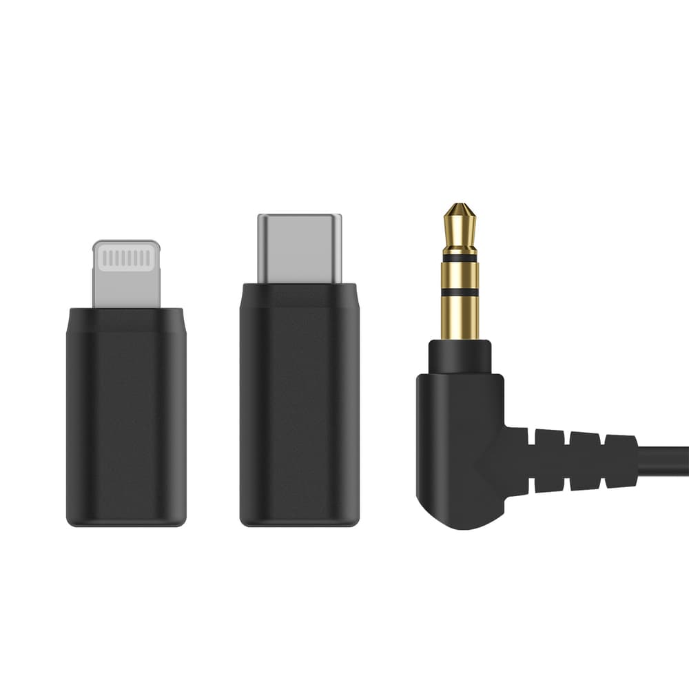 BOYA BOYAMIC 2-02 brezžični mikrofoni 2.4 GHz USB-C, Črna 3