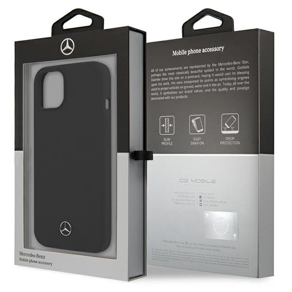 Mercedes etui Silicone Line za iPhone 13 mini - črna 8