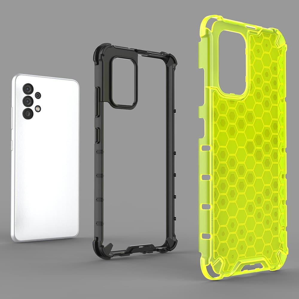Hurtel Honeycomb ovitek za Samsung Galaxy A03s - modra 8