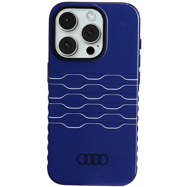 Audi IML MagSafe ovitek za iPhone 15 Pro - modra