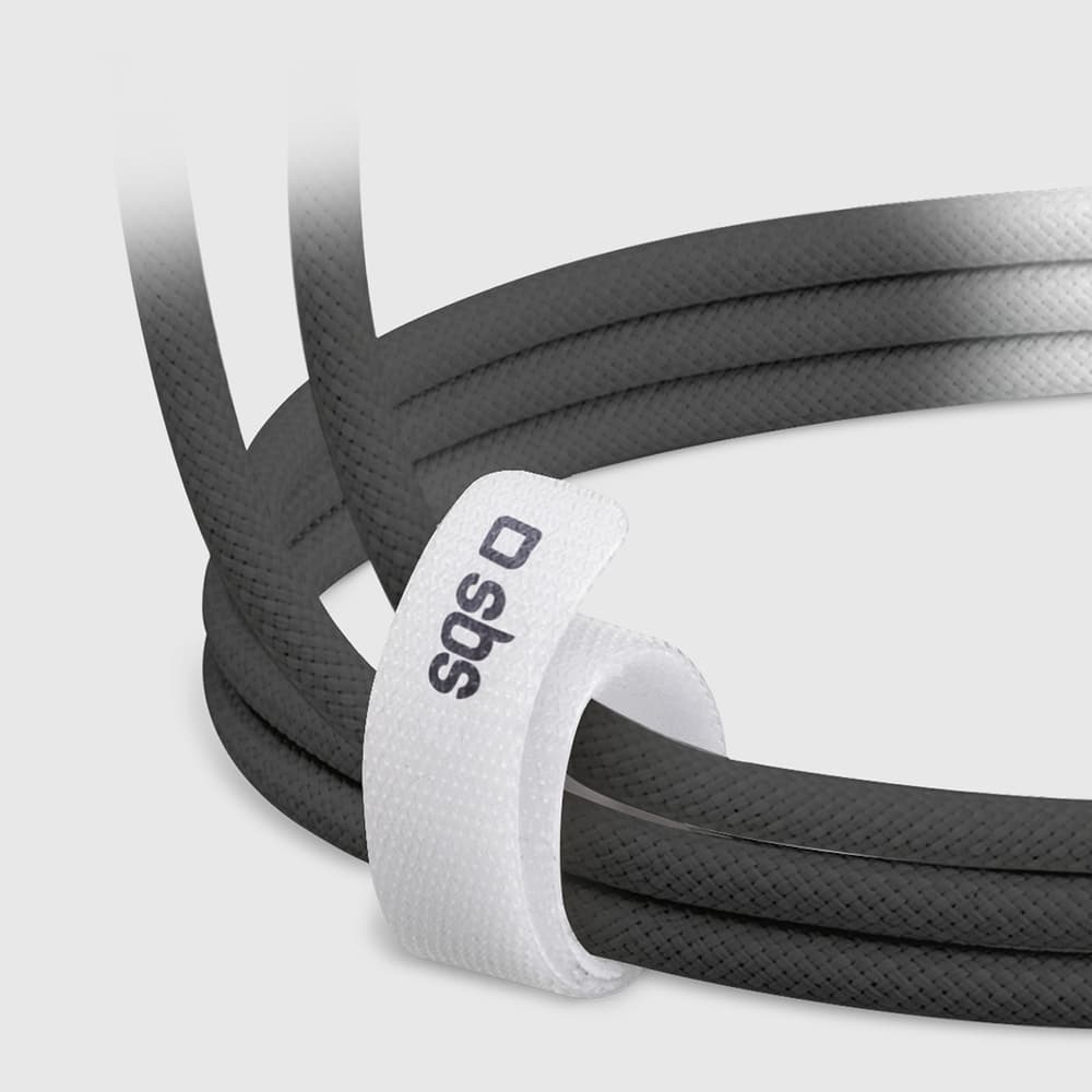 SBS kabel USB-C - USB-C 1.5m 60W pleten - črn 8