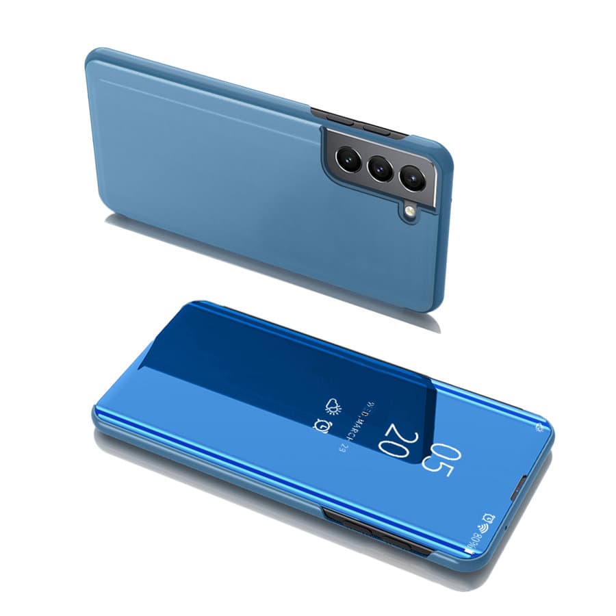 Hurtel Clear View Case preklopna maska za Samsung Galaxy S22+ (S22 Plus), modra