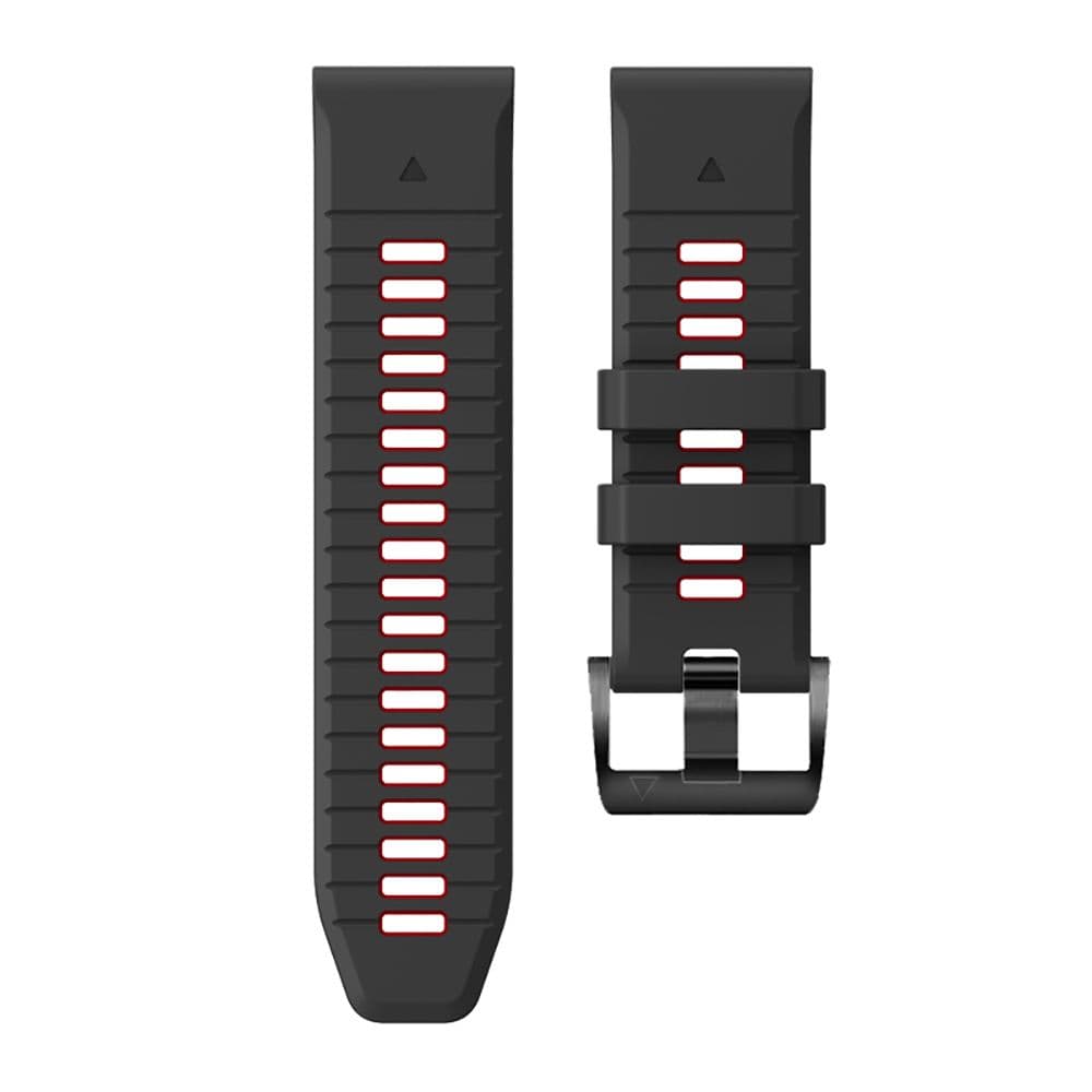 Tech-Protect IconBand Pro pašček za Garmin Fenix 3 / 5X / 3HR / 5X Plus / 6X / 6X Pro / 7X - črna/rdeča 5