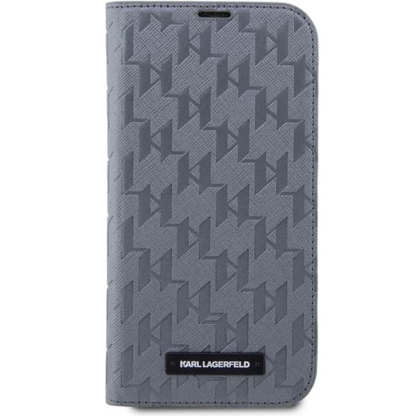 Karl Lagerfeld Saffiano Monogram ovitek denarnica za iPhone 14 6.1" 3