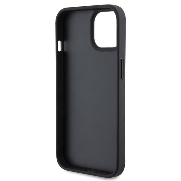 Etui Ferrari Quilted Metal Logo za iPhone 15 - črna 7