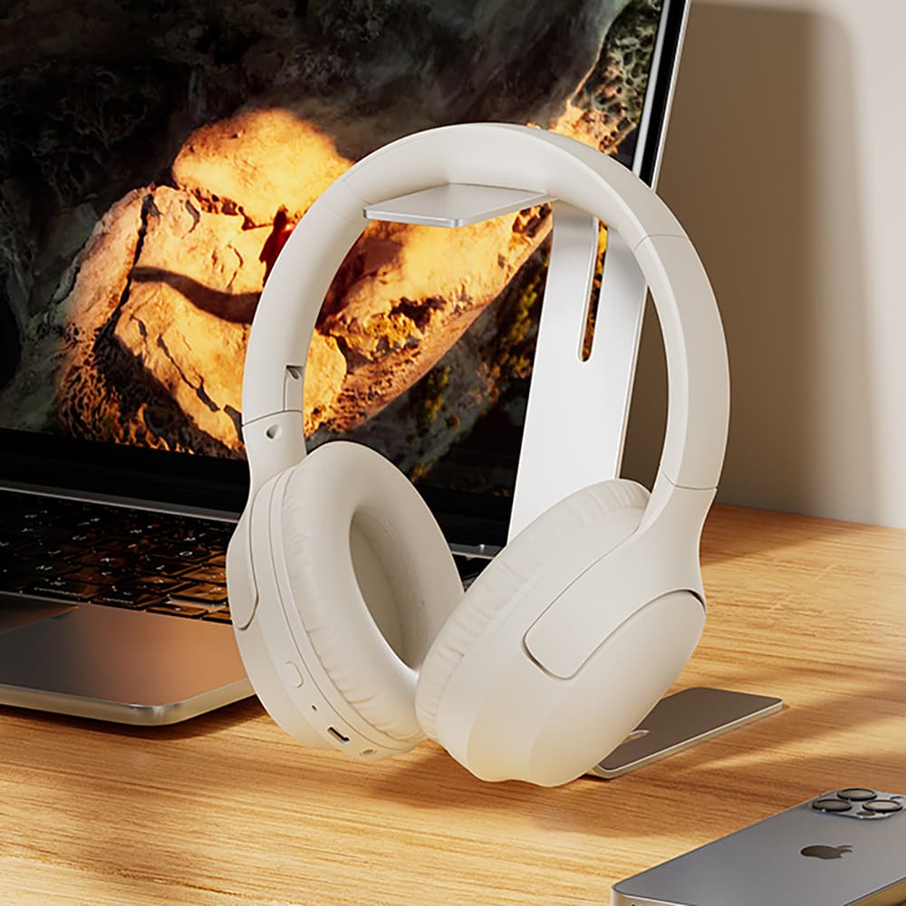 QCY H2 Pro On-Ear slušalke Bluetooth 5.3 ENC - bele 8