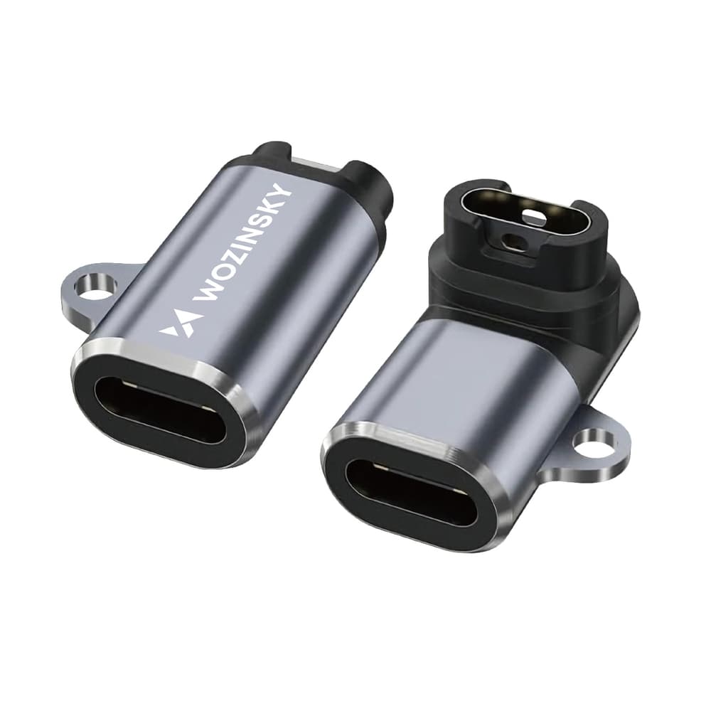 Wozinsky WAYGS1 USB-C adapter za Garmin pametno uro - siv