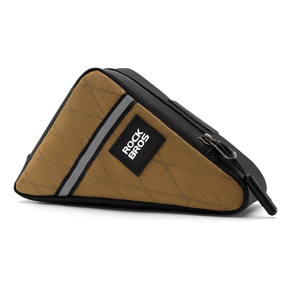 Rockbros trikotna kolesarska torba 0.3L - rjava