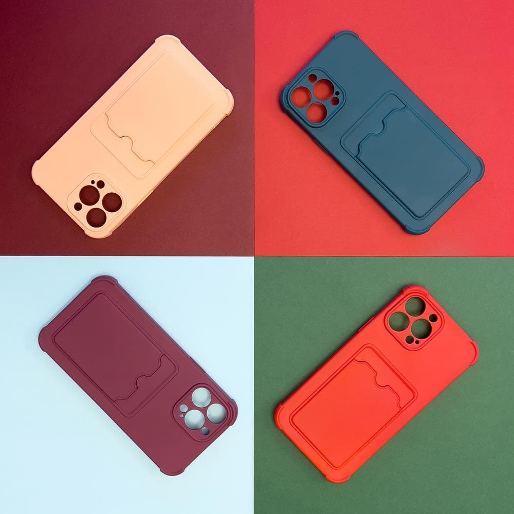 Hurtel Card Armor ovitek za Xiaomi Redmi 10X 4G / Note 9, rdeča 3