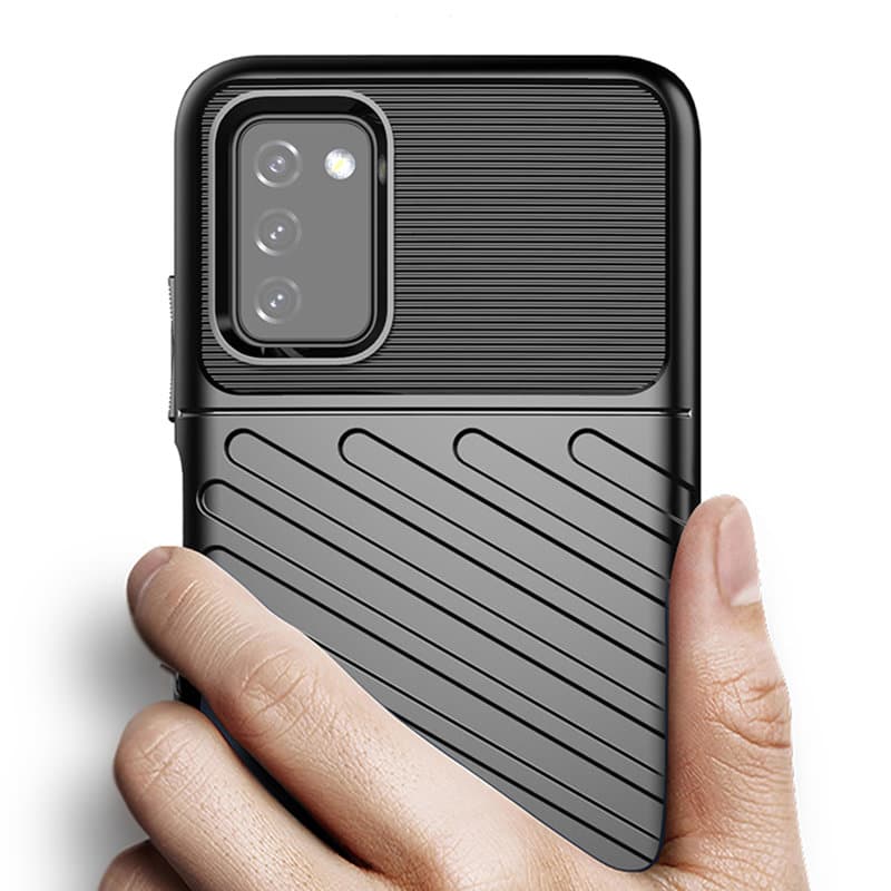 Hurtel Thunder Case ovitek za Samsung Galaxy A03s, črn 5
