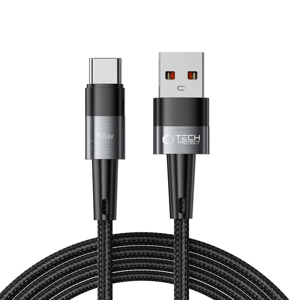 Polnilni kabel Tech-Protect UltraBoost USB-C/USB-C 66W 2m - siv