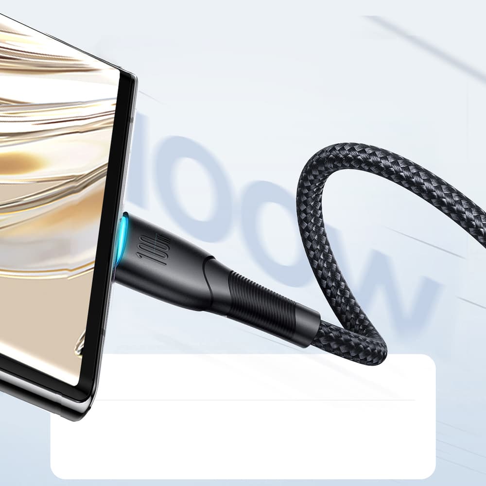 Joyroom SA32-AC6 100W USB-A / USB-C kabel 1m - črn 8