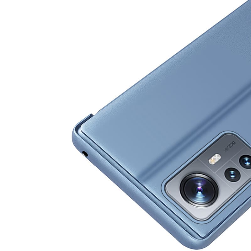 Hurtel Clear View Case etui za Xiaomi 12 Lite s preklopom, roza 7